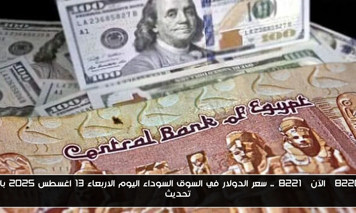 “الآن”.. سعر الدولار في السوق السوداء اليوم الاربعاء 13 اغسطس 2025 باخر تحديث
