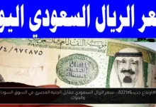 سعر الريال السعودي مقابل الجنيه المصري في السوق السوداء اليوم