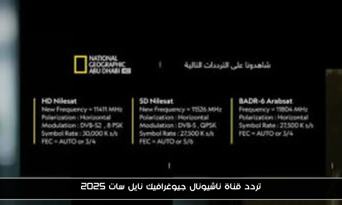 “بدون تشويش”.. تردد قناة ناشيونال جيوغرافيك نايل سات 2025 وعرب سات لمتابعة برامج عالم الحيوان