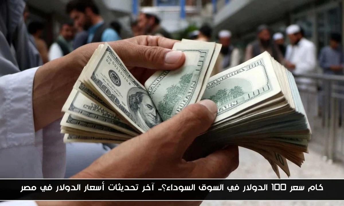 كام سعر 100 الدولار في السوق السوداء؟.. آخر تحديثات أسعار الدولار في مصر